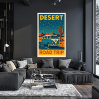 Desert Road Trip Poster