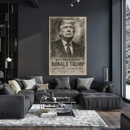 Donald Trump The Pillar of Strength Poster
