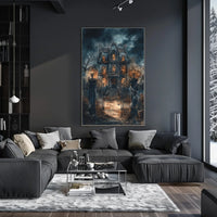 Gothic Victorian Estate Artwork - Abstract, Artistic, or Pop Culture Poster