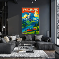 Switzerland Travel Poster