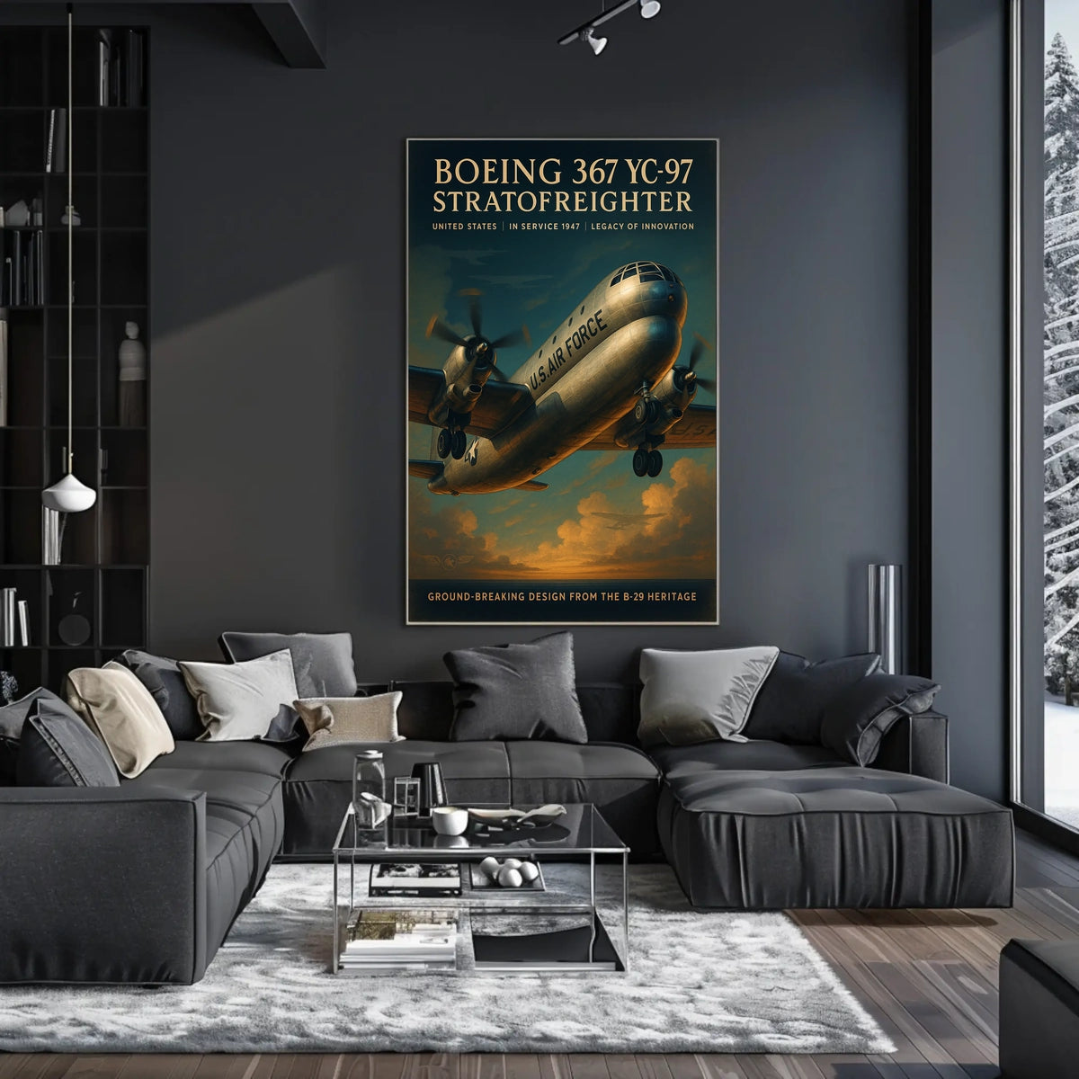 Boeing 367 YC-97 Stratofreighter Poster