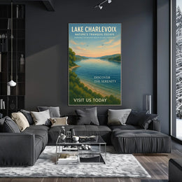 Lake Charlevoix NatureS Tranquil Poster