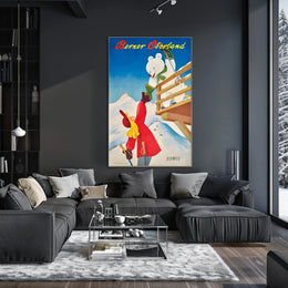 Berner Oberland Winter Adventure Poster