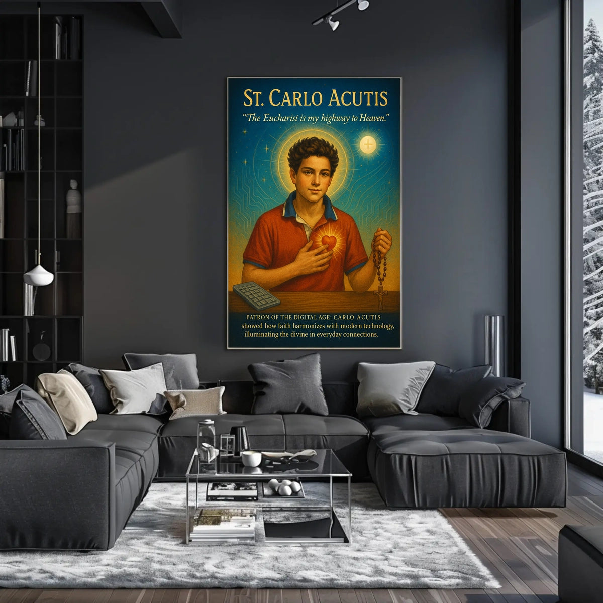 Carlo Acutis Patron of the Digital Age Poster