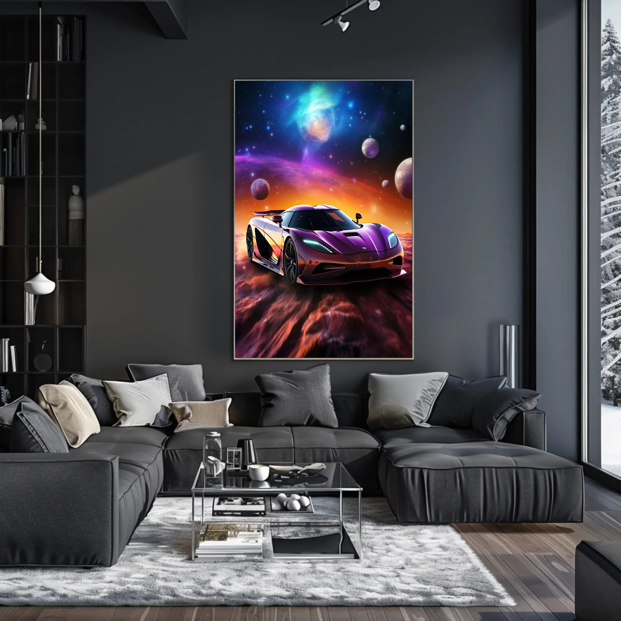 Cosmic Drive Poster PosterGoat