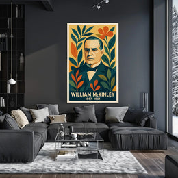William McKinley Patriotic Vintage Modern Poster