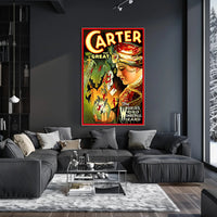 Carter the Great Magic Show Vintage Cultural Poster