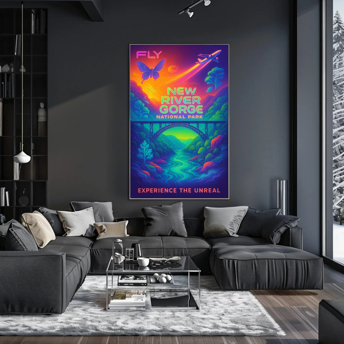 Experience the Unreal New River Gorge National Park Poster