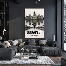 Budapest Reflection Poster