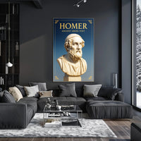 Homer Ancient Greek Poet Poster PosterGoat