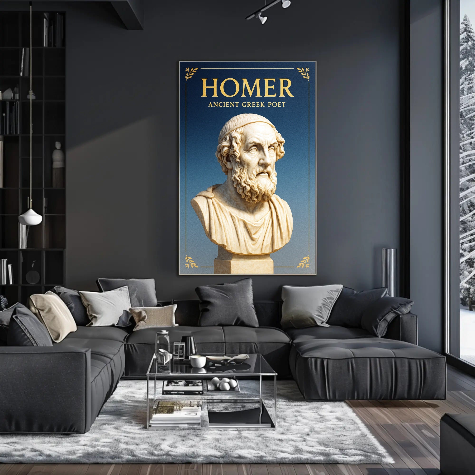 Homer Ancient Greek Poet Poster PosterGoat