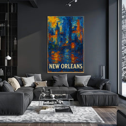 New Orleans A Vibrant Impression Poster