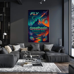 Fly to Great Basin National Park Poster