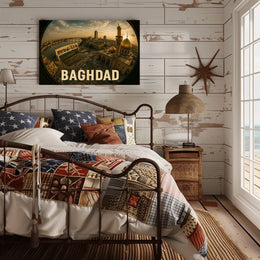 Baghdad Cityscape Poster