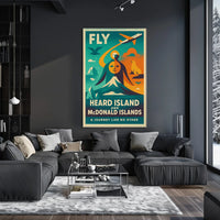 Explore Heard Island and McDonald Islands Poster