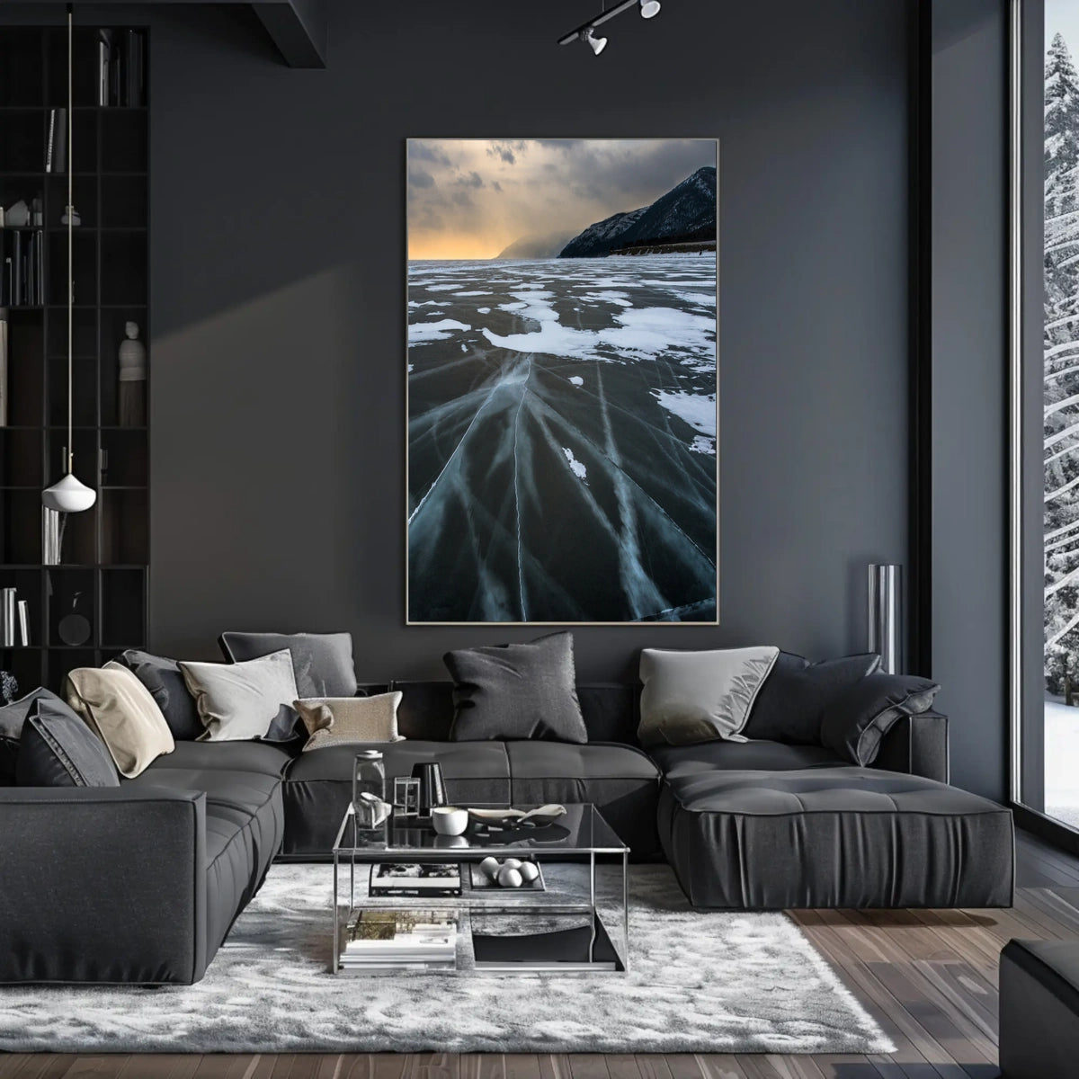 Winter Wonderland in Snowy Serenity - National Park Poster