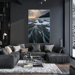 Winter Wonderland in Snowy Serenity - National Park Poster