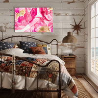 Vibrant Floral Abstraction Poster