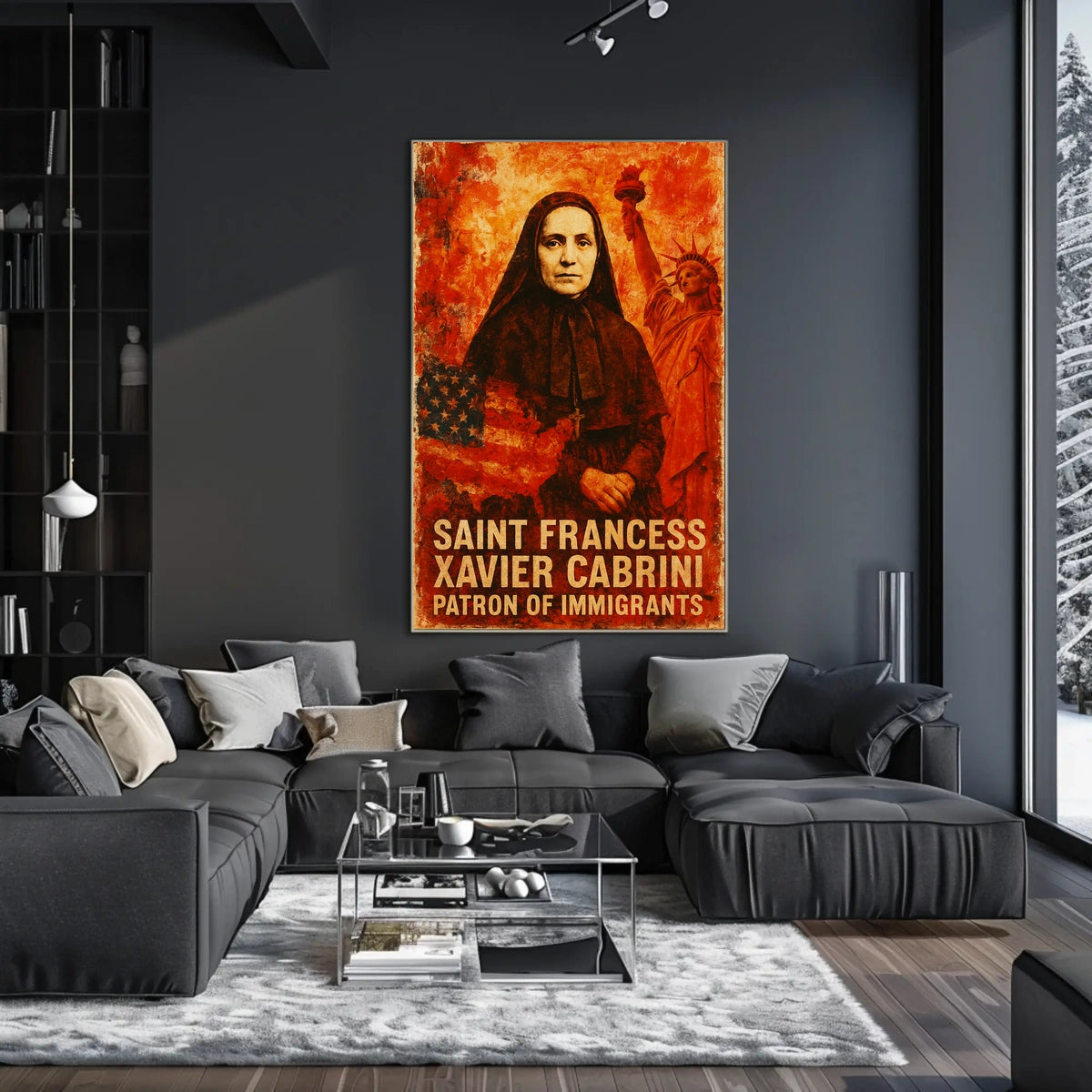Saint Frances Xavier Cabrini Patron Of Poster