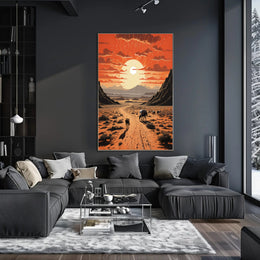 Desert Adventure Old West Travel Poster