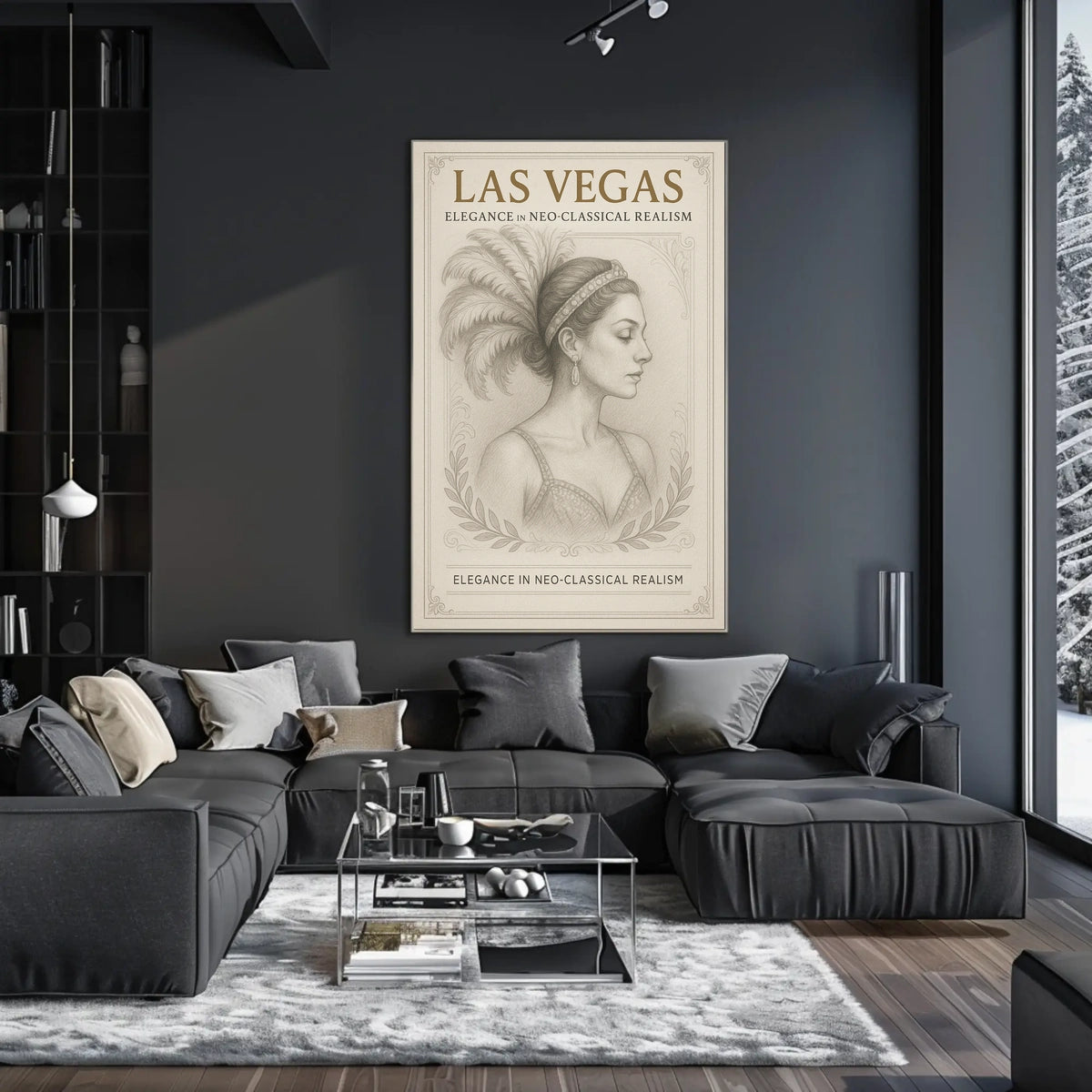 Elegance in Neo-Classical Realism Artistry Sophistication La Poster