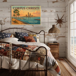 Coastal Serenity Corpus Christi Poster Print