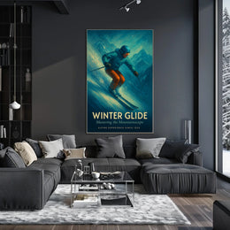 Winter Glide Poster