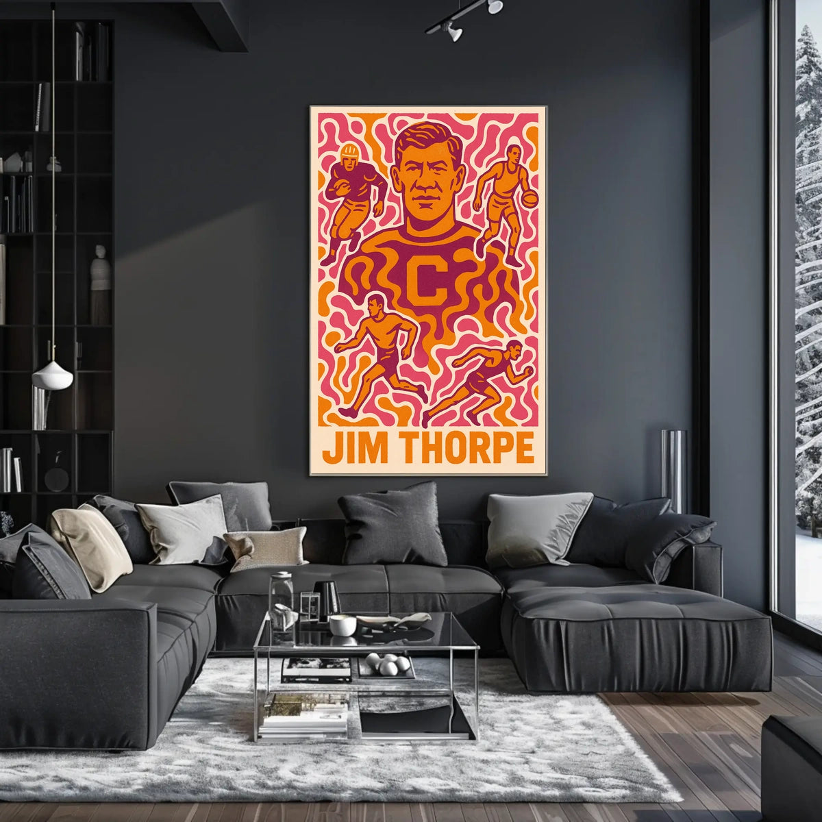 Jim Thorpe Athletic Legend Poster