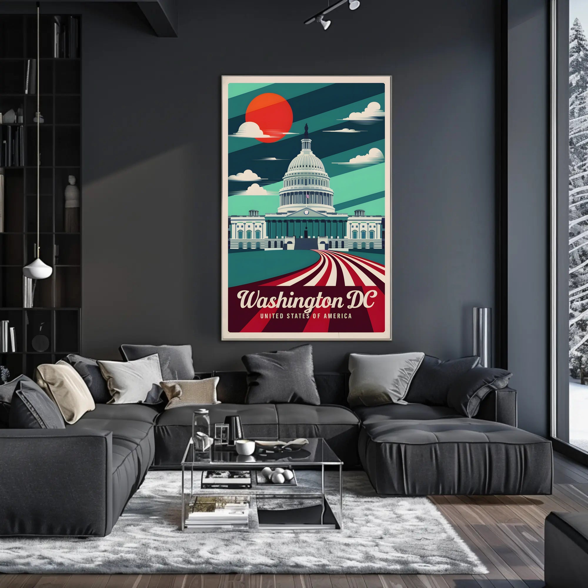 Washington DC Travel Poster