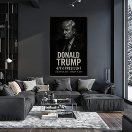 Trump Contemplative Leader Collectors Cinematic Poster