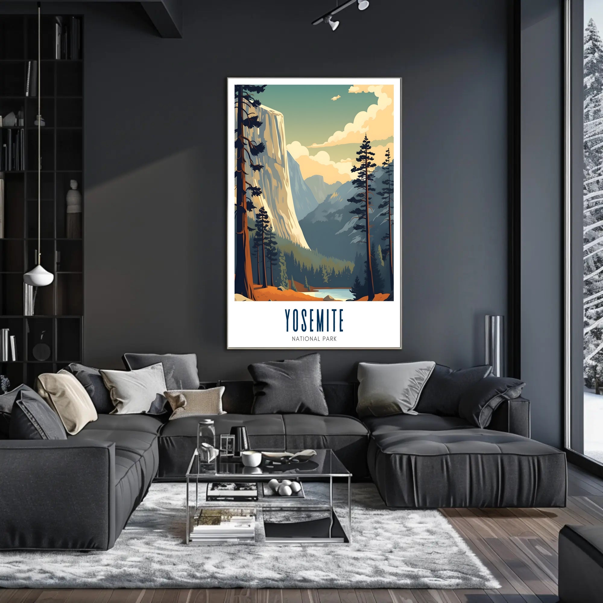 Yosemite National Park Vintage Poster Print