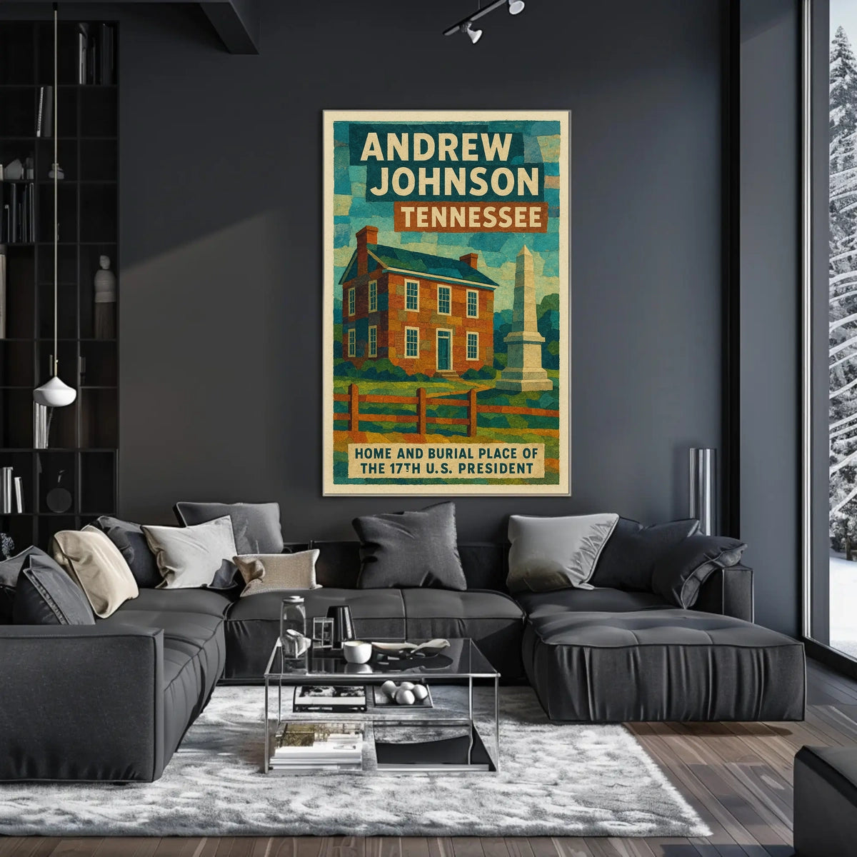 Andrew Johnson 17Th President Poster
