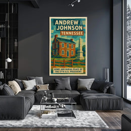 Andrew Johnson 17Th President Poster