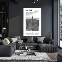 New York City Empire State Building Poster Classic Wall Art