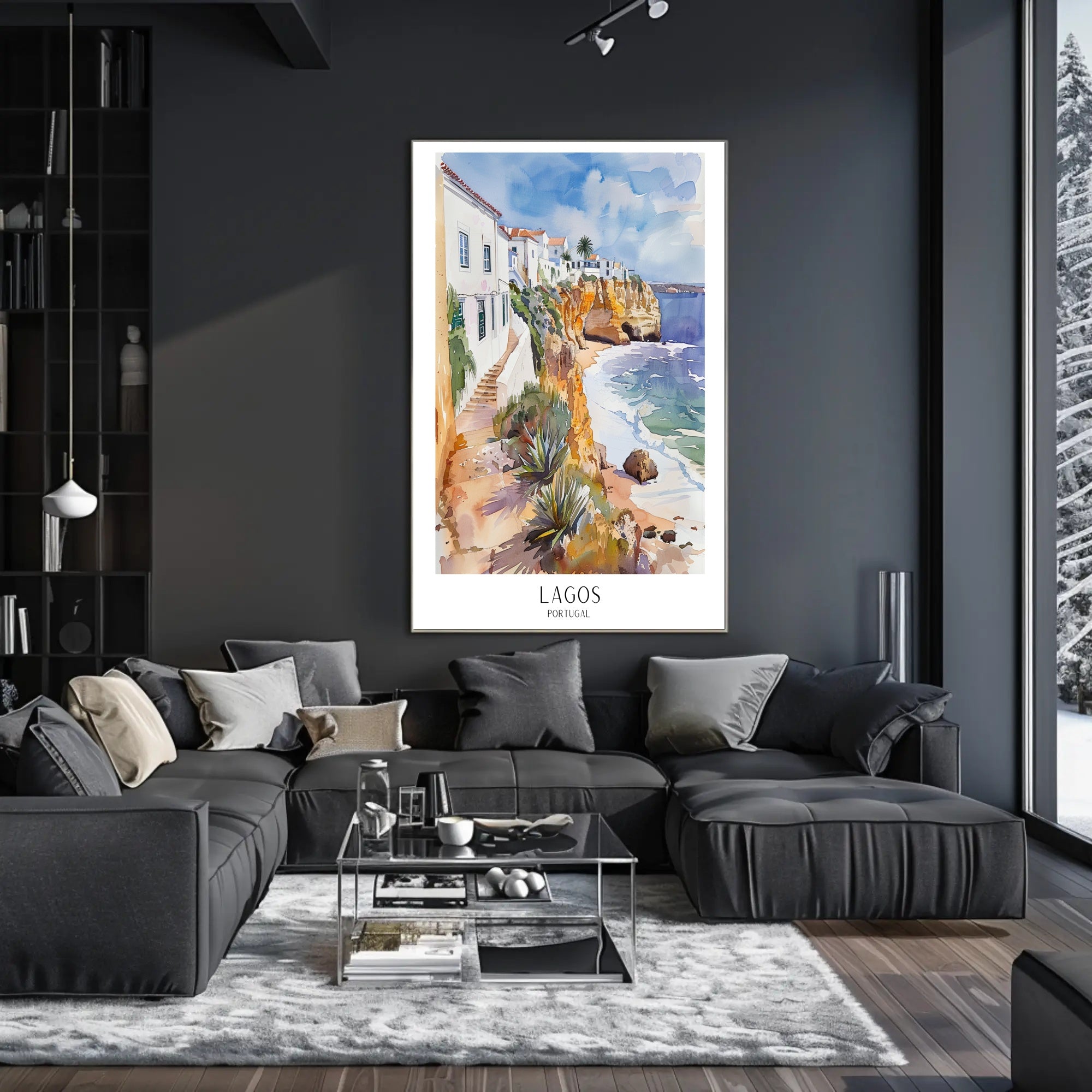 Lagos Portugal Scenic View Travel Poster PosterGoat