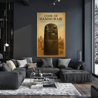 Code of Hammurabi Wall Art Print Decor PosterGoat
