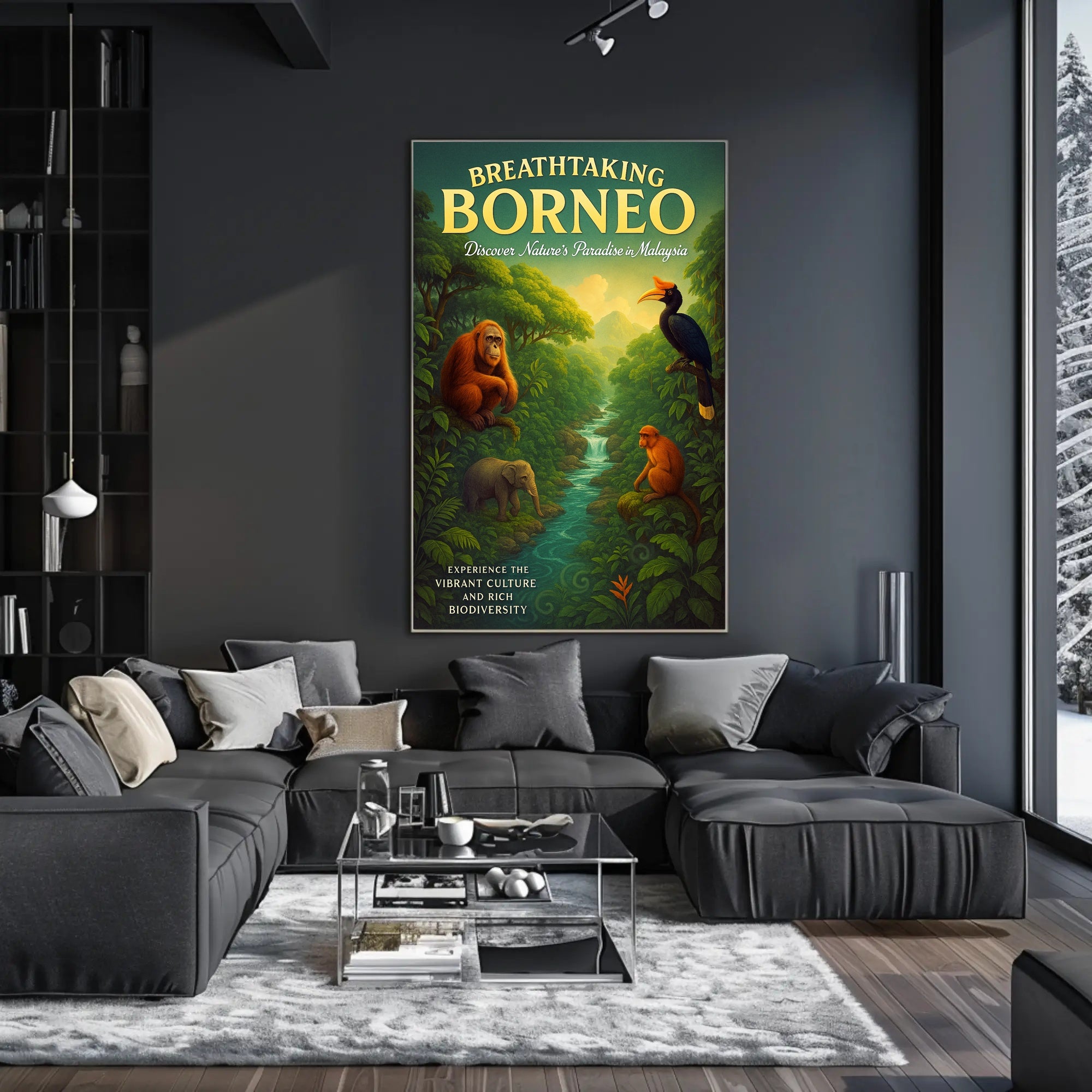 Breathtaking Borneo Poster