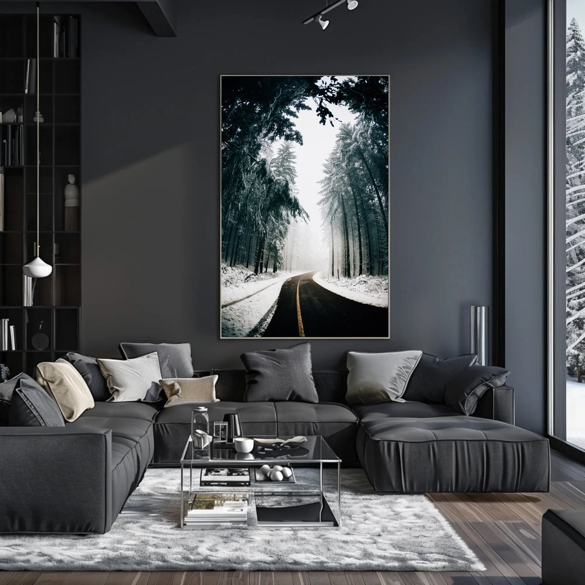 Winter Road Serenity, National Park Poster