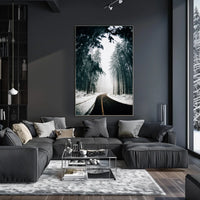 Winter Road Serenity, National Park Poster