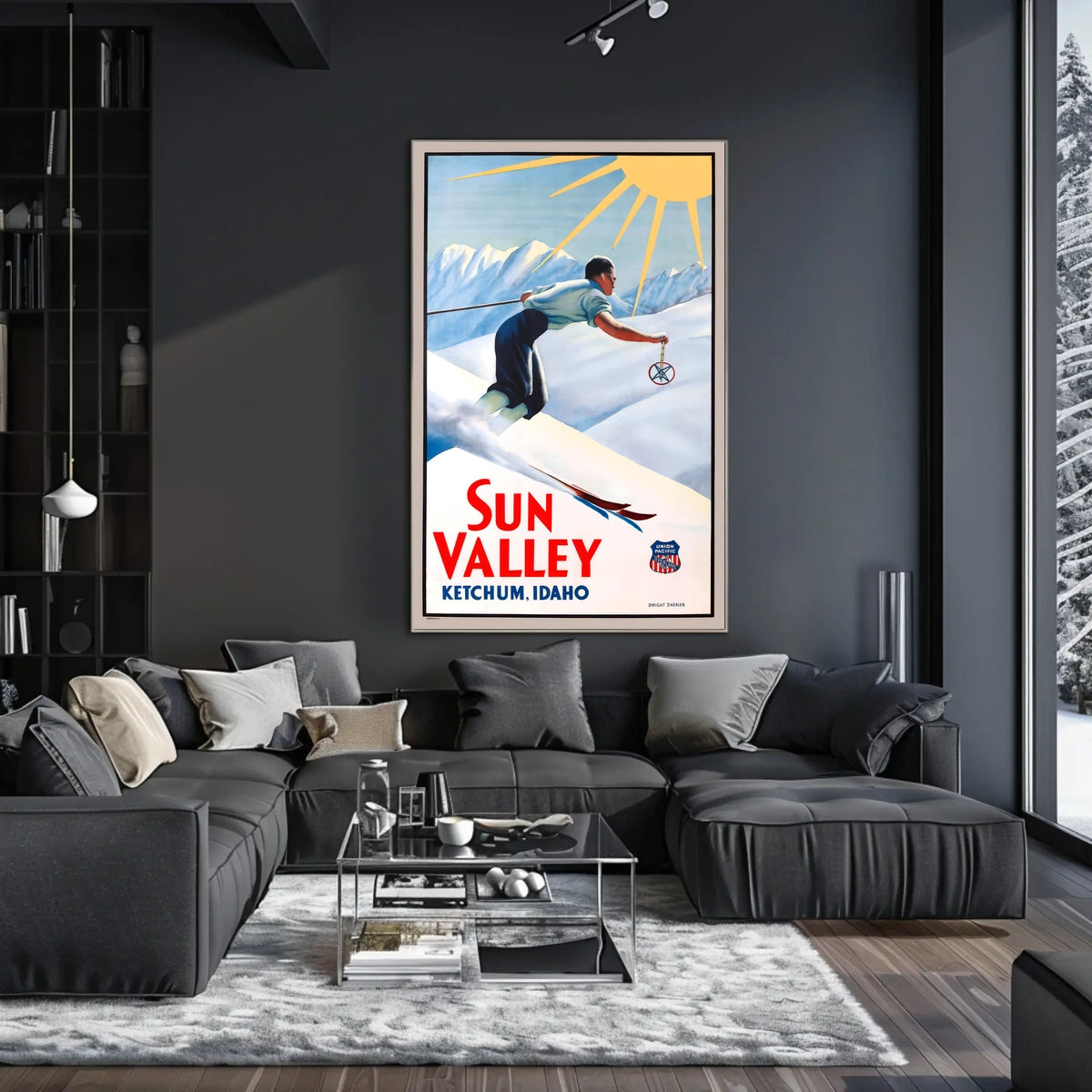 Sun Valley Skiing Adventure Poster