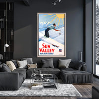 Sun Valley Skiing Adventure Poster