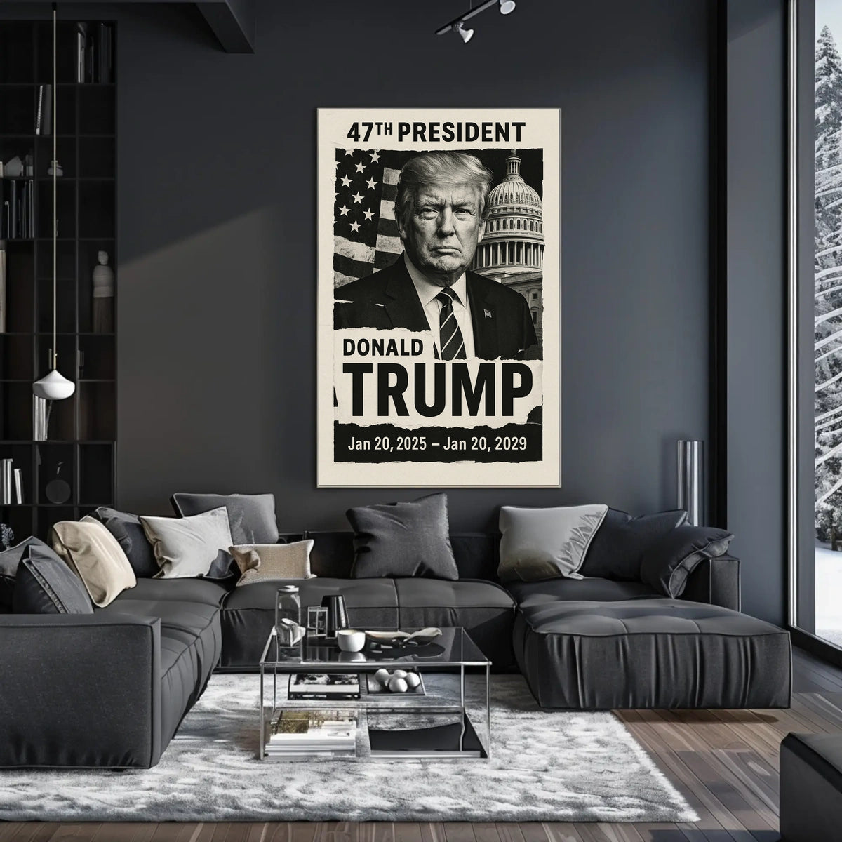 Patriotic Leadership Campaign Poster for Presidential Election