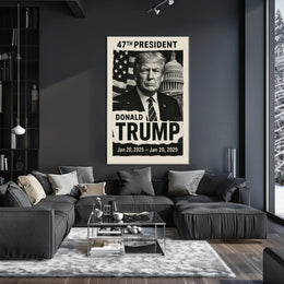 Patriotic Leadership Campaign Poster for Presidential Election