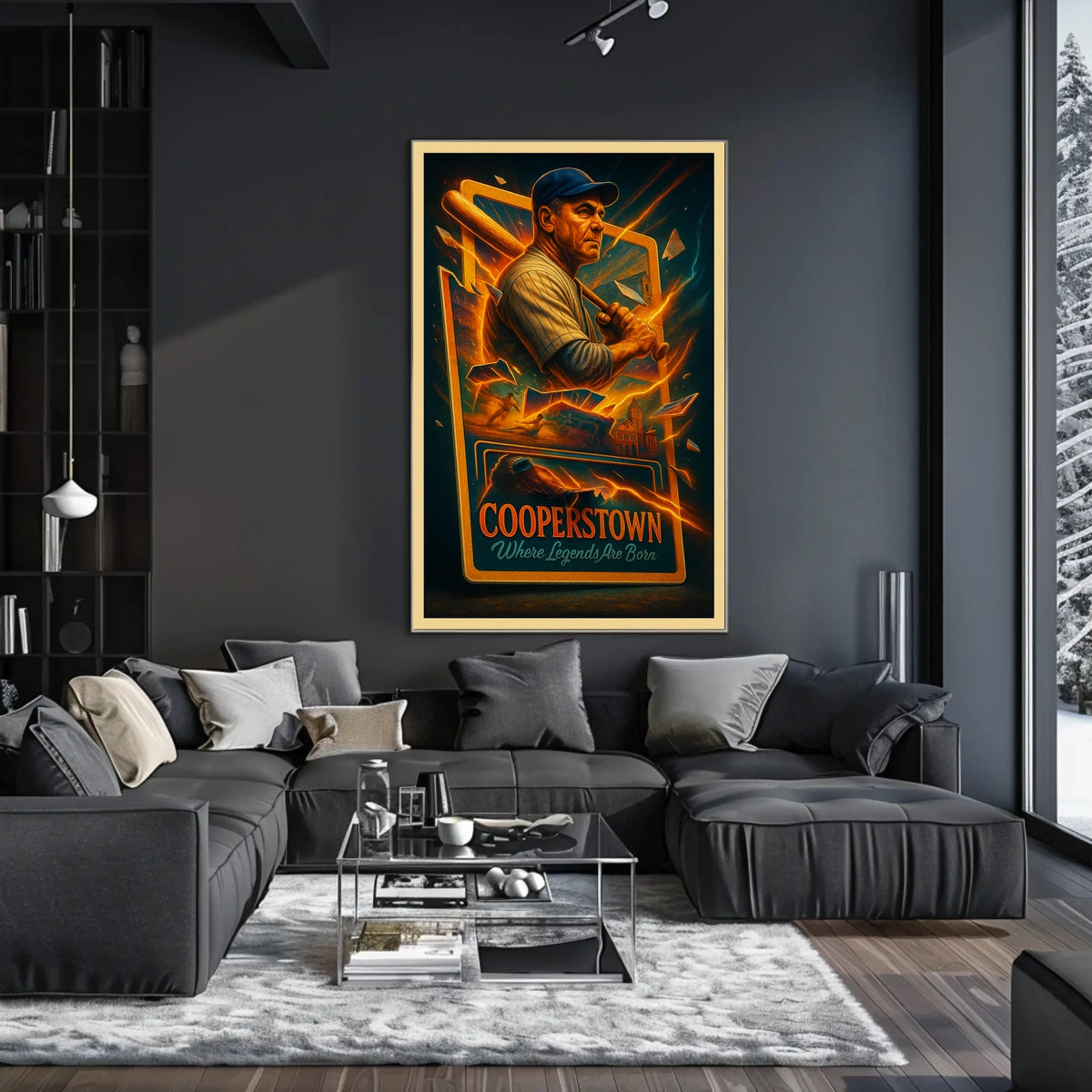 Cooperstown Where Legends Are Born Poster
