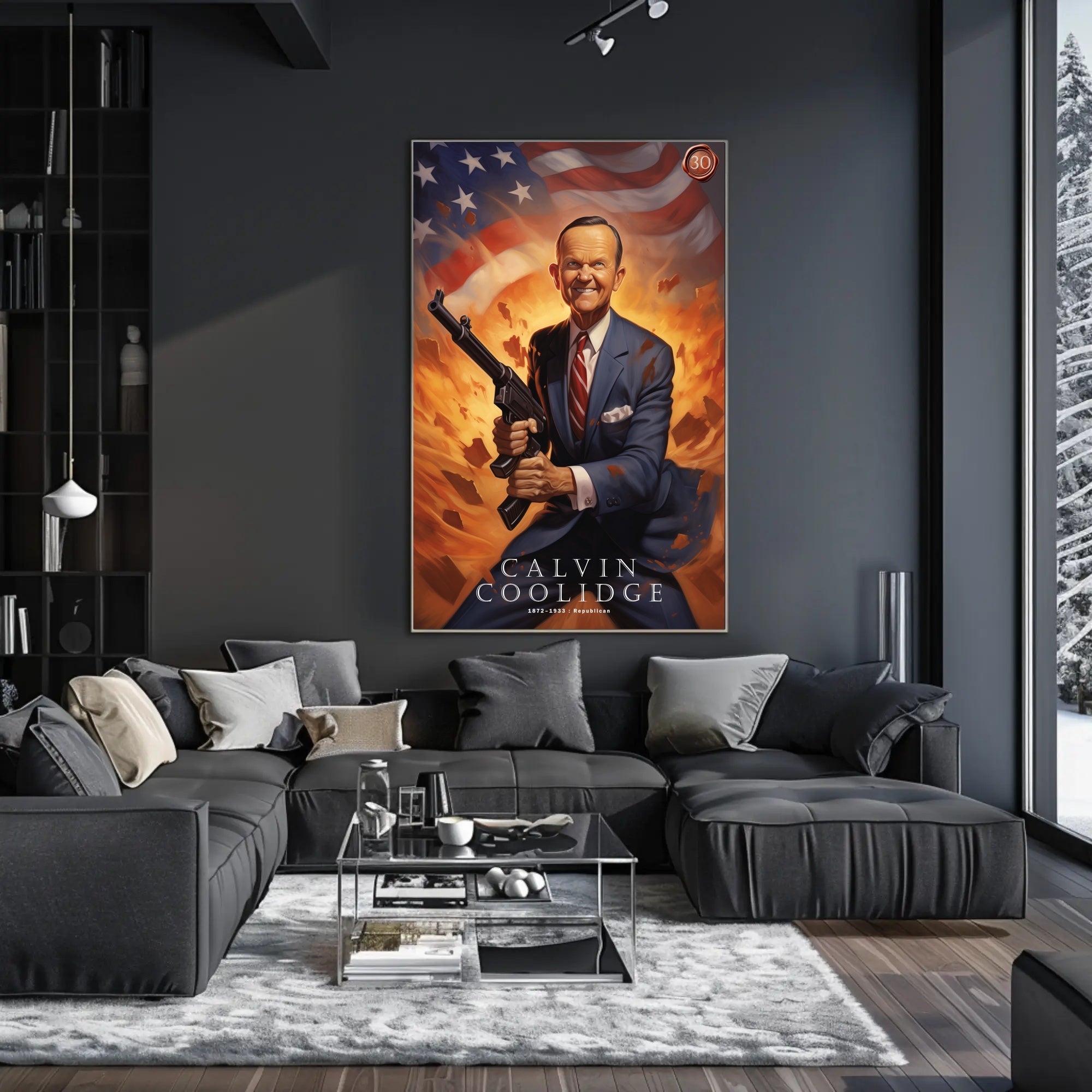 Calvin Coolidge Poster