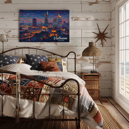 Vietnam Skyline Poster