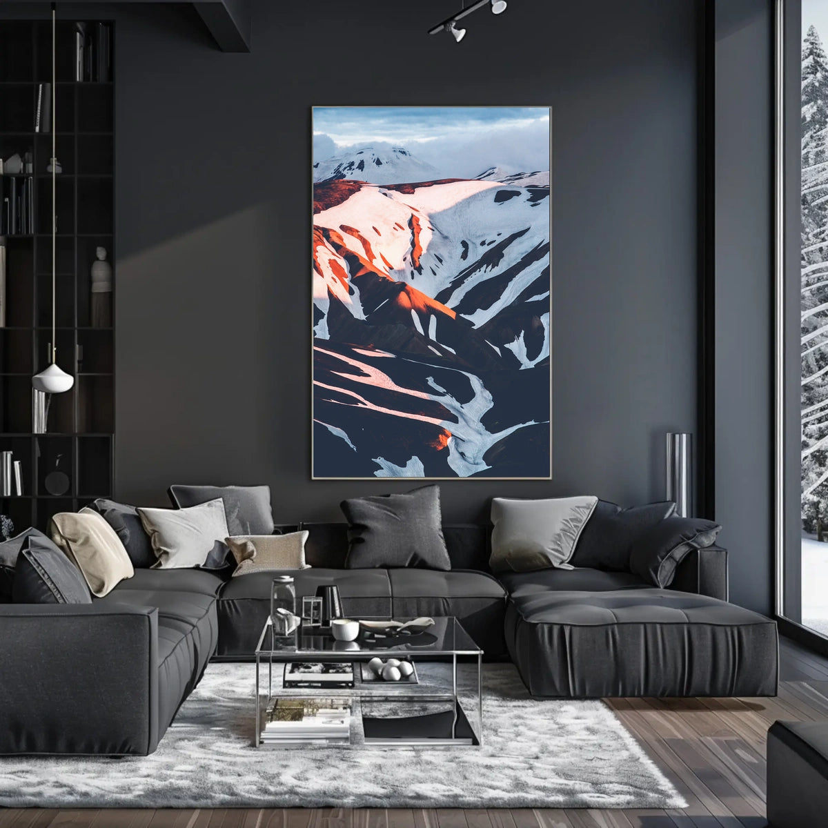 Majestic Mountain Landscape Poster