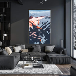 Majestic Mountain Landscape Poster