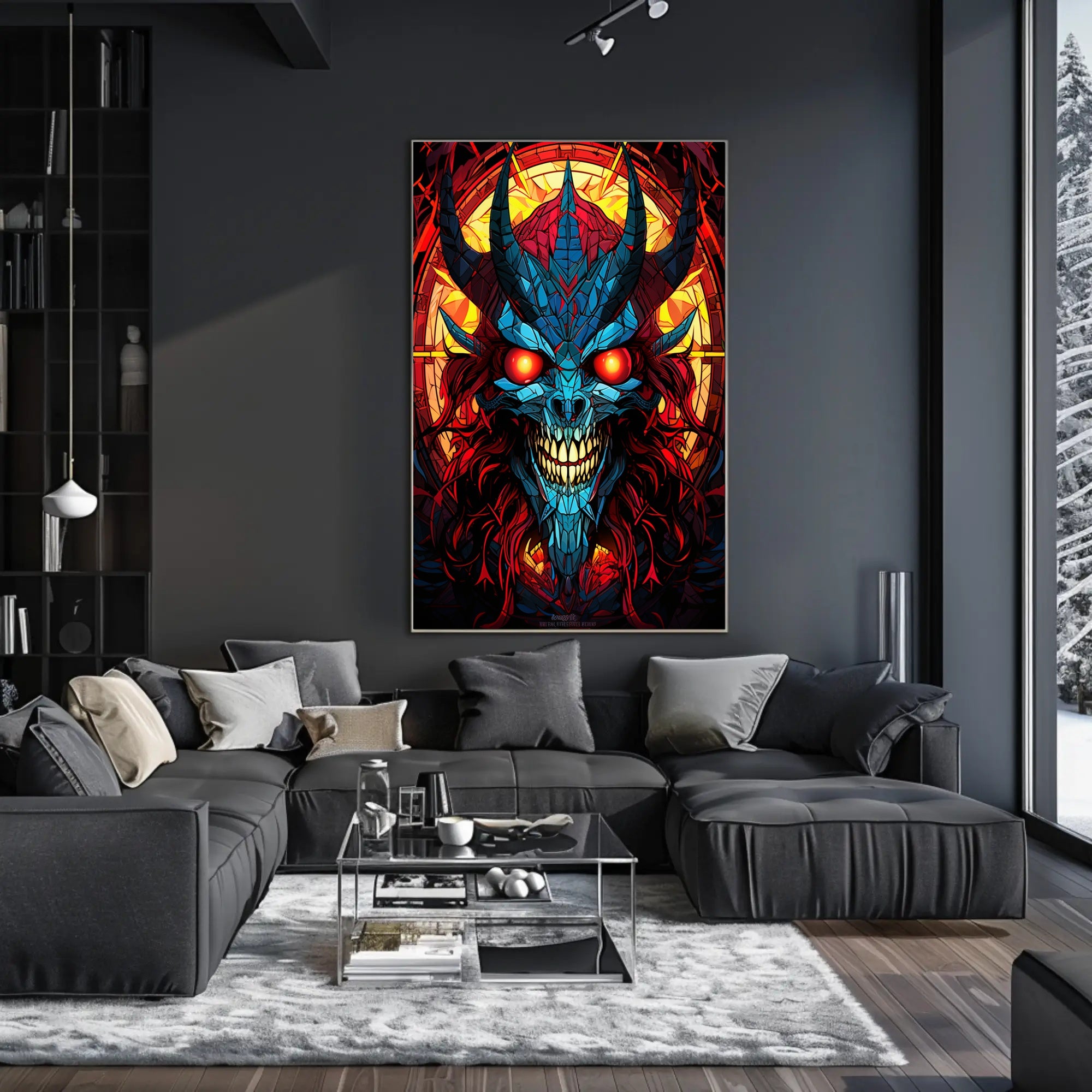 Infernal Visage Poster PosterGoat