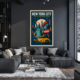 New York City  The City That Never Sleeps Poster PosterGoat